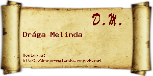 Drága Melinda névjegykártya