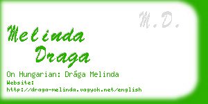melinda draga business card